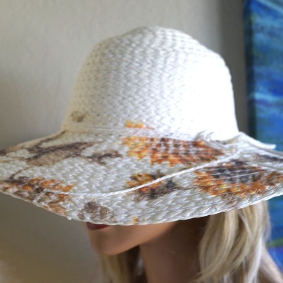 Sunflower Beach Sun Hat 3 colors - Picture 4 of 6